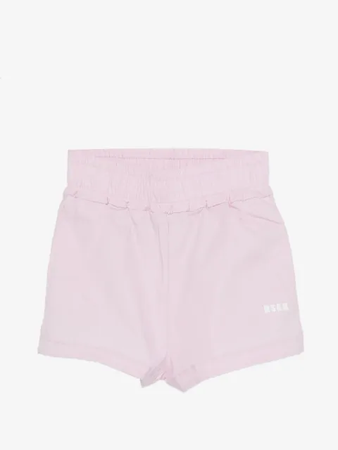 MSGM Kids logo shorts