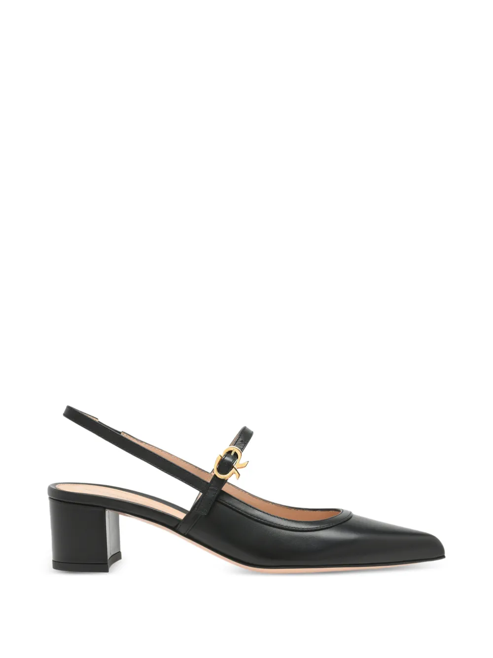 Gianvito Rossi Allette strap-detail pumps - Black