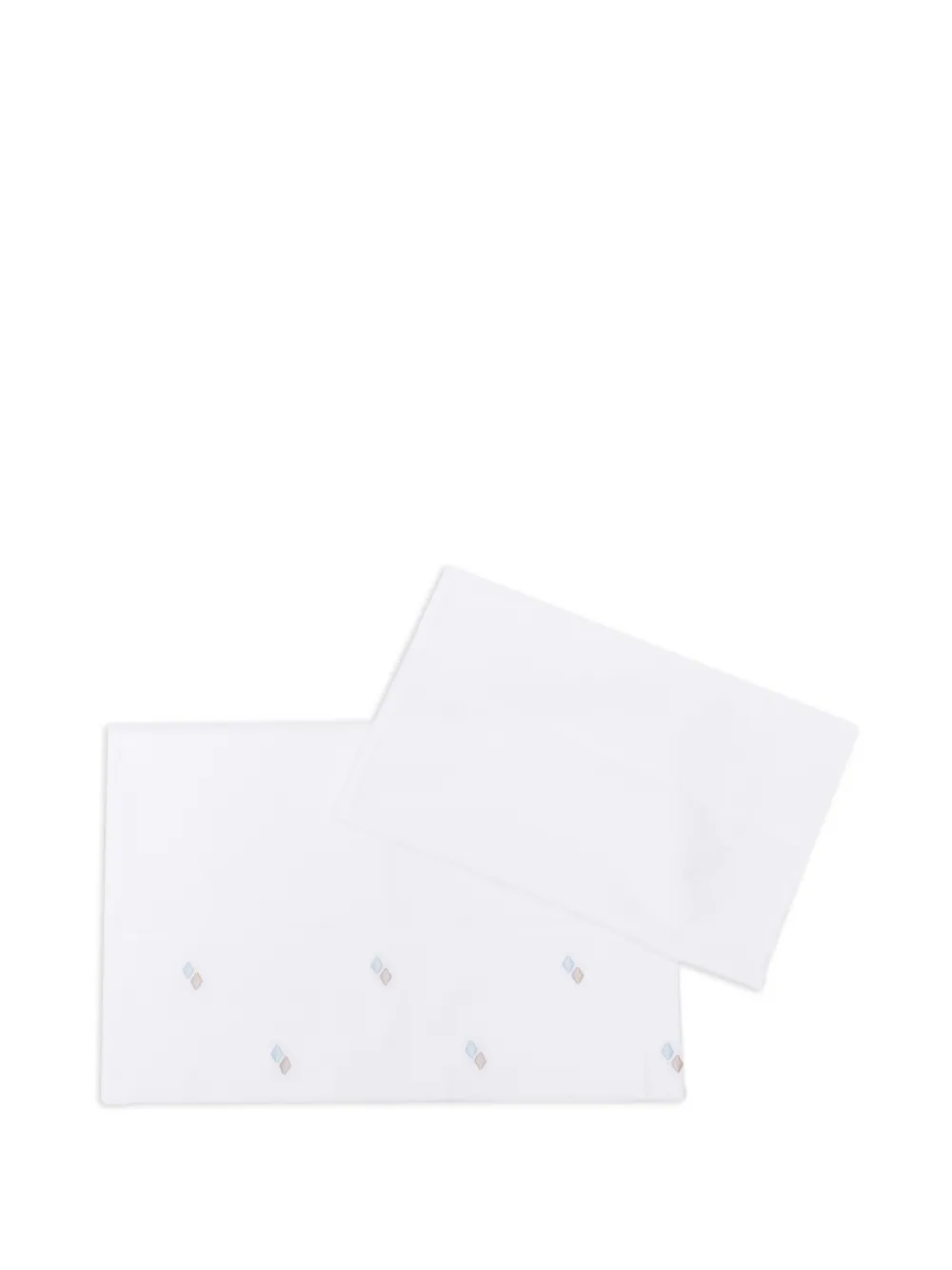 MARLU' couture Set biancheria da letto a rombi - Bianco