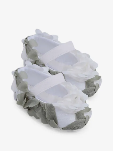 MARLU' couture floral-appliqué elasticated sneakers