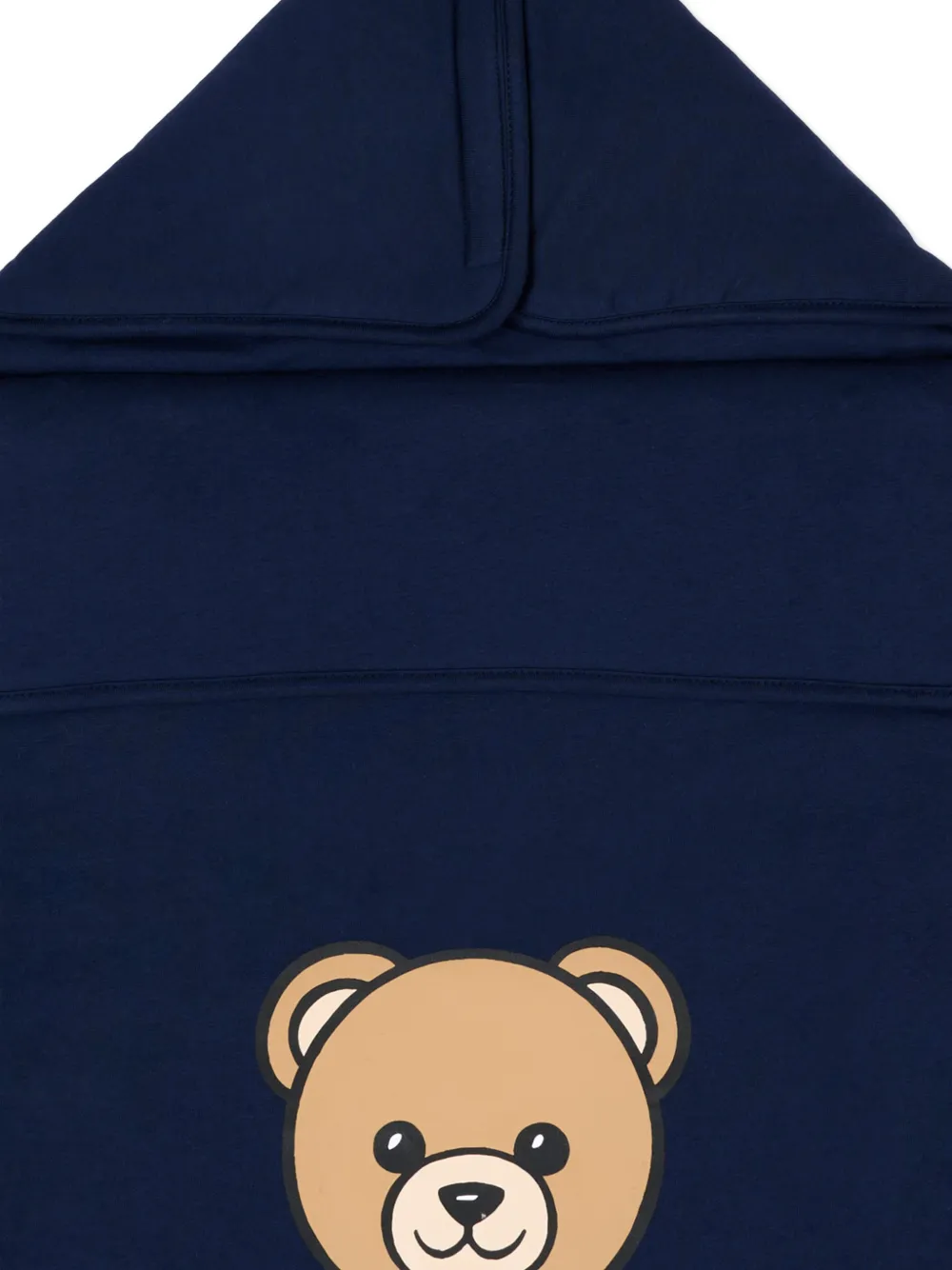 Moschino Kids Slaapzak met teddybeerprint Blauw