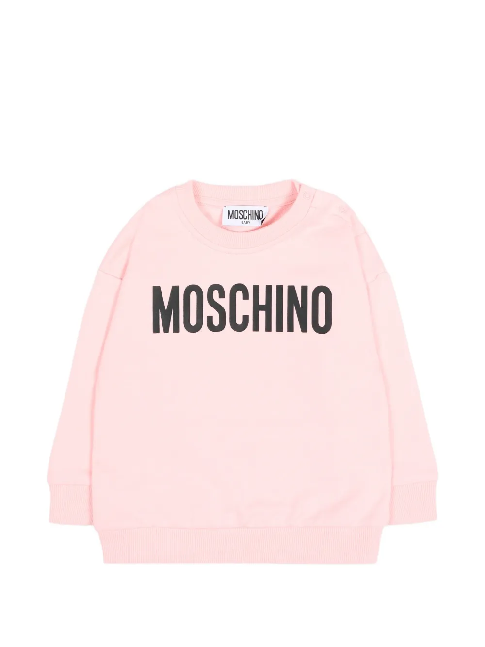 Moschino Kids logo-print sweatshirt - Rosa