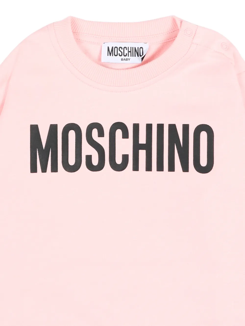 Moschino Kids Sweater met logoprint Roze