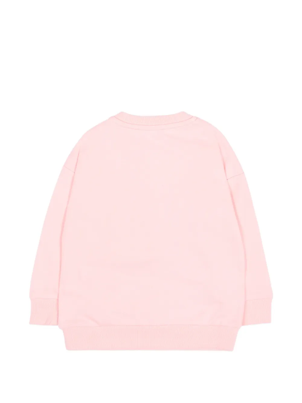 Moschino Kids Sweater met logoprint Roze