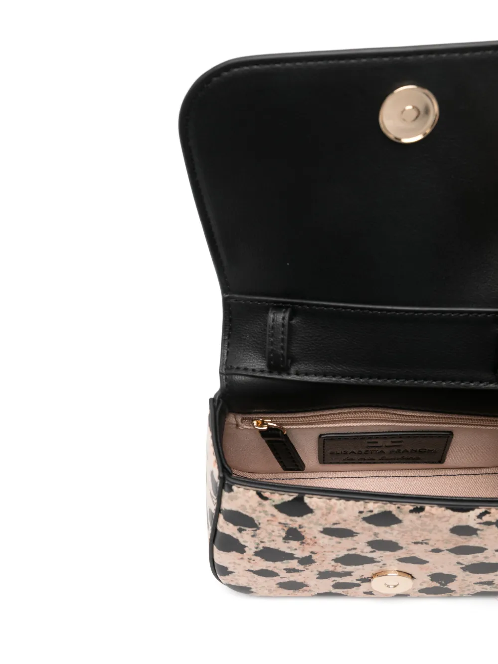 Elisabetta Franchi Kids Schoudertas met logo Beige