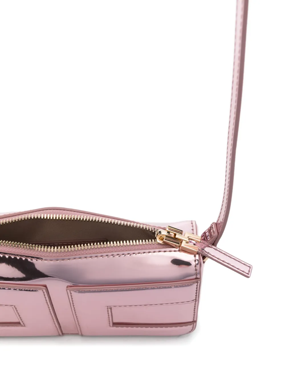 Elisabetta Franchi Kids Schoudertas met rits Roze