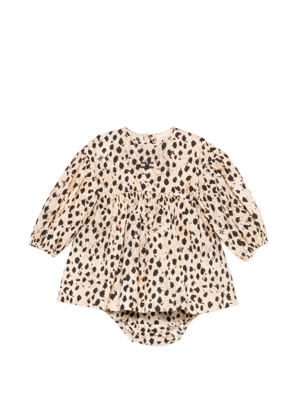 Elisabetta Franchi Kids animal-print dress set (set of two) - Toni neutri