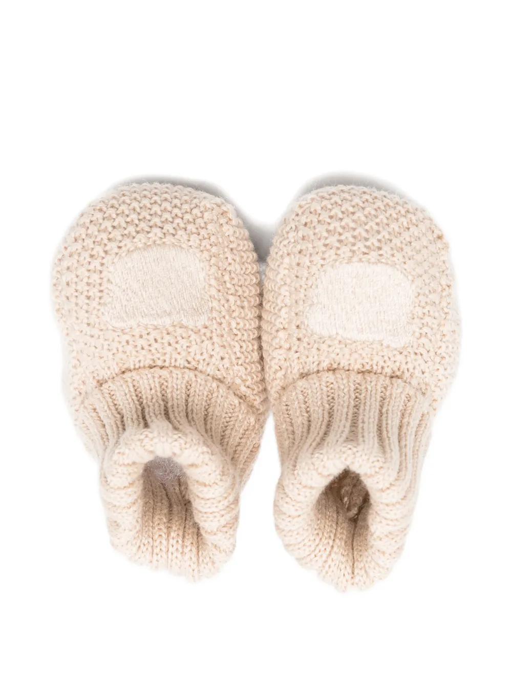 NANAN Geribbelde babyschoentjes Beige
