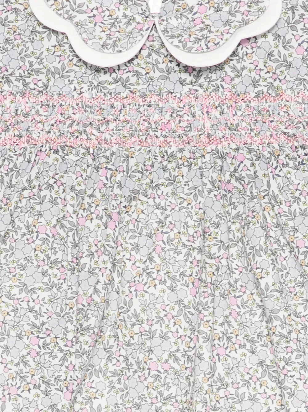  Nanan Floral-patterned Dress - Grey 
