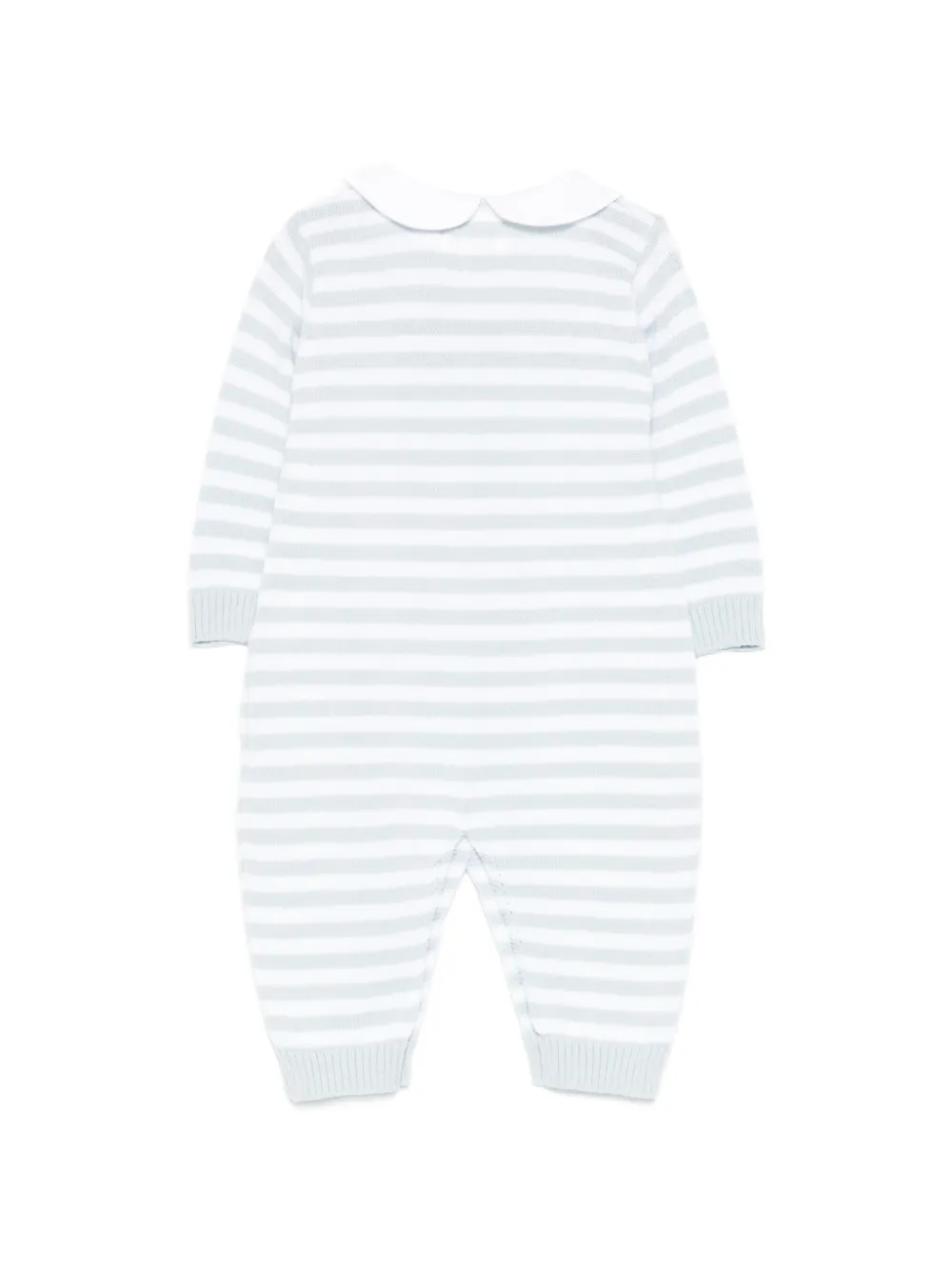 Nanan Striped-pattern Romper - Blue 