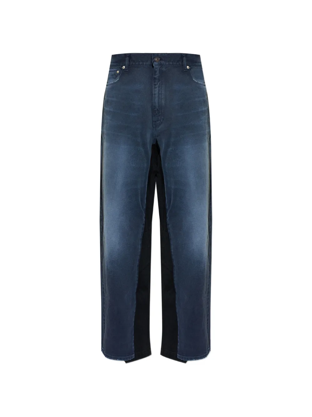 Balenciaga distressed-effect raw-cut jeans - Blu