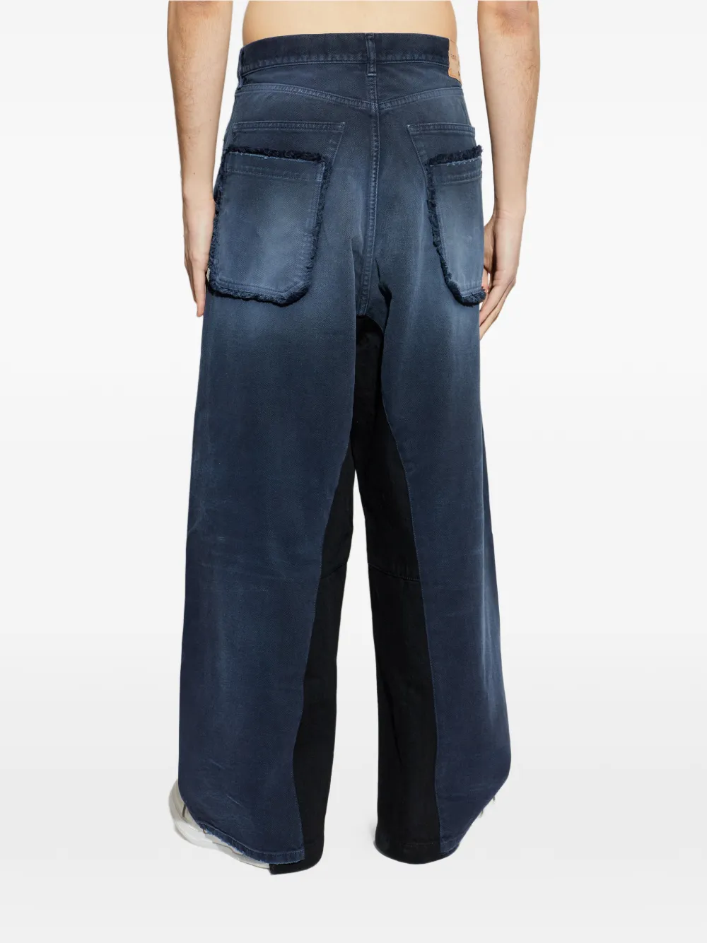 Balenciaga Gerafelde jeans Blauw