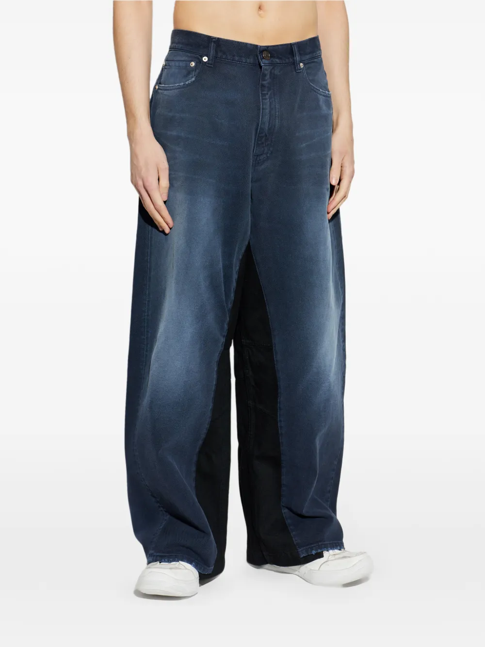  Balenciaga Vaqueros Con Efecto Envejecido - Azul 