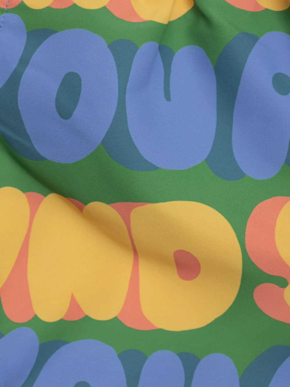 Stella McCartney Kids Zwembroek met logoprint Groen