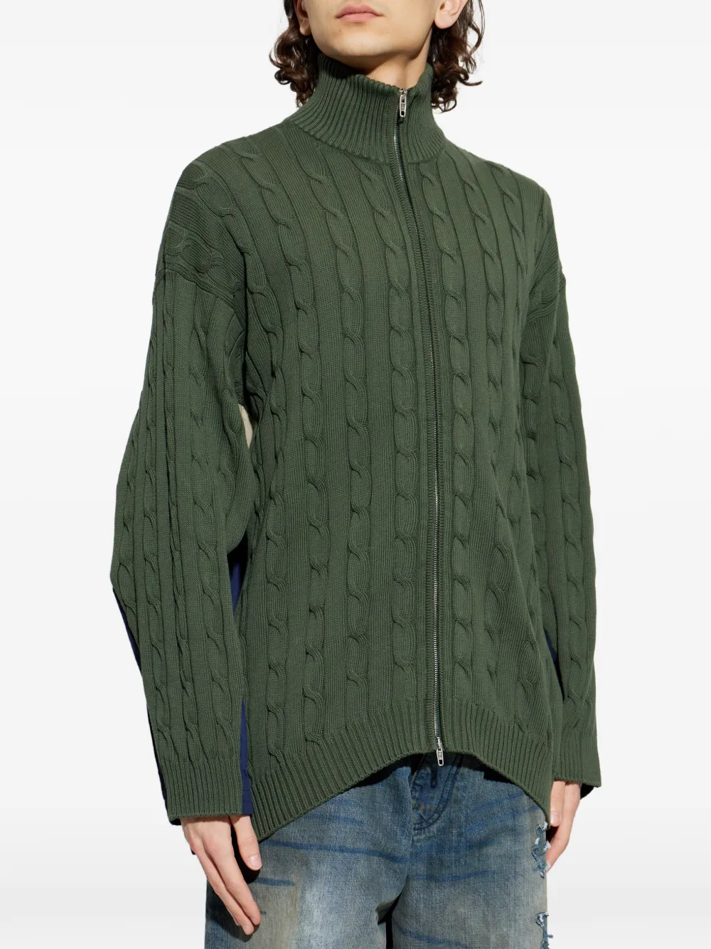 Balenciaga Hybrid vest Groen