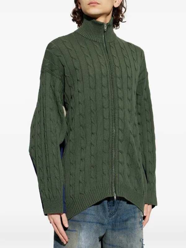 Balenciaga Hybrid カーディガン | グリーン | FARFETCH JP