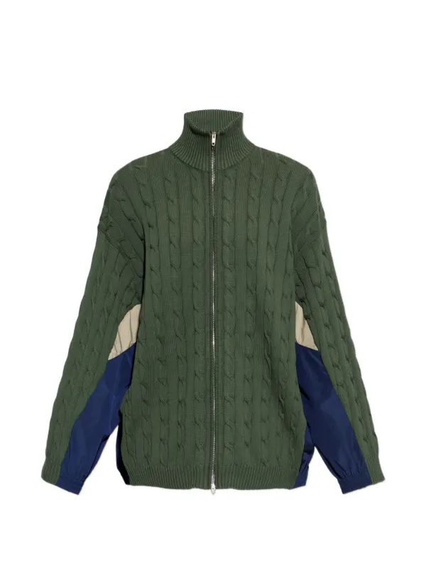 Balenciaga Hybrid カーディガン | グリーン | FARFETCH JP