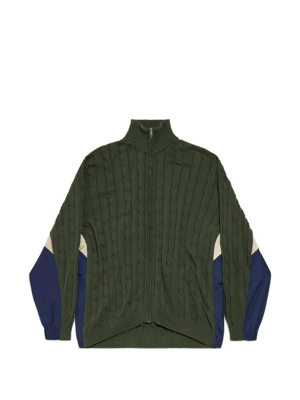 Balenciaga Cardigan ibrido - Verde