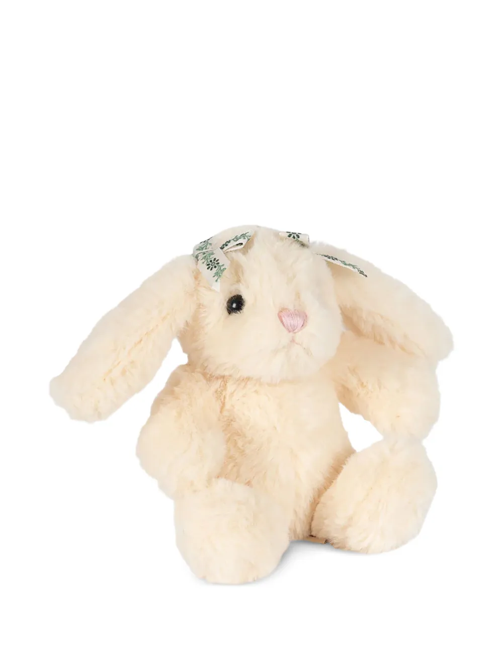 Konges Sløjd floral-detail rabbit plush - Toni neutri