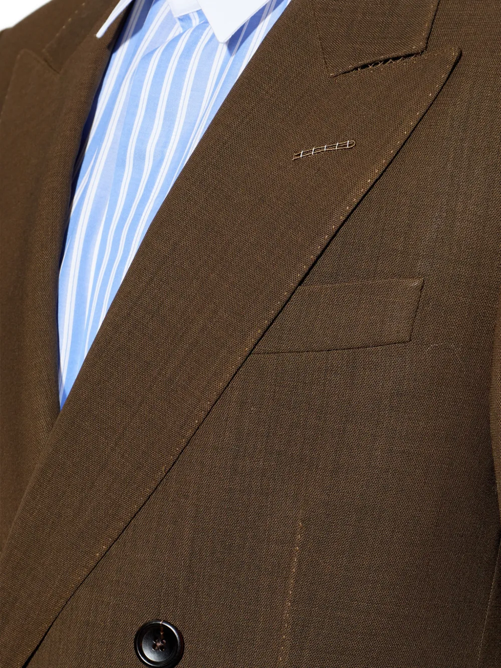 TOM FORD Blazer met dubbele rij knopen Bruin