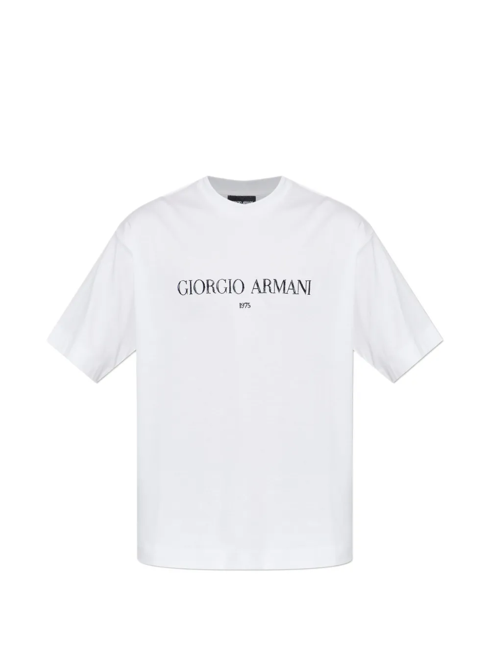 Giorgio Armani logo-print T-shirt - Bianco