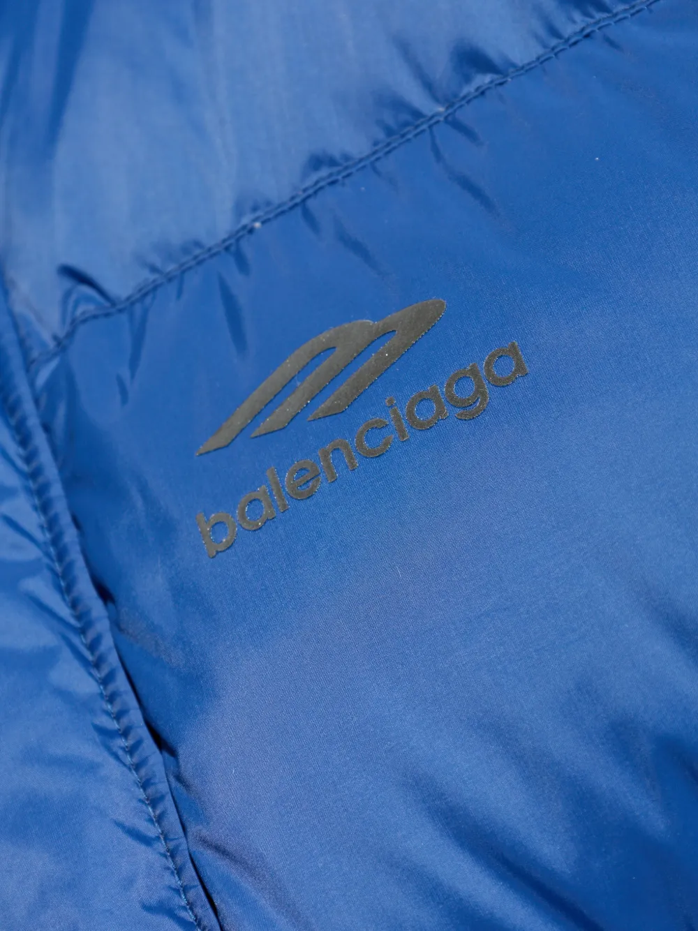 Balenciaga 3B Sports Icon Jacket in Blue, view 5