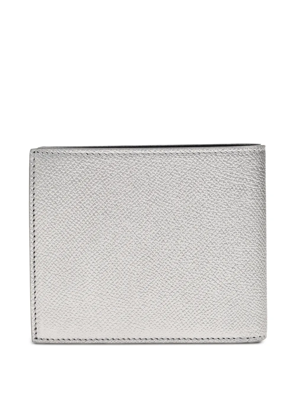 Balenciaga Leren portemonnee met textuur Zilver