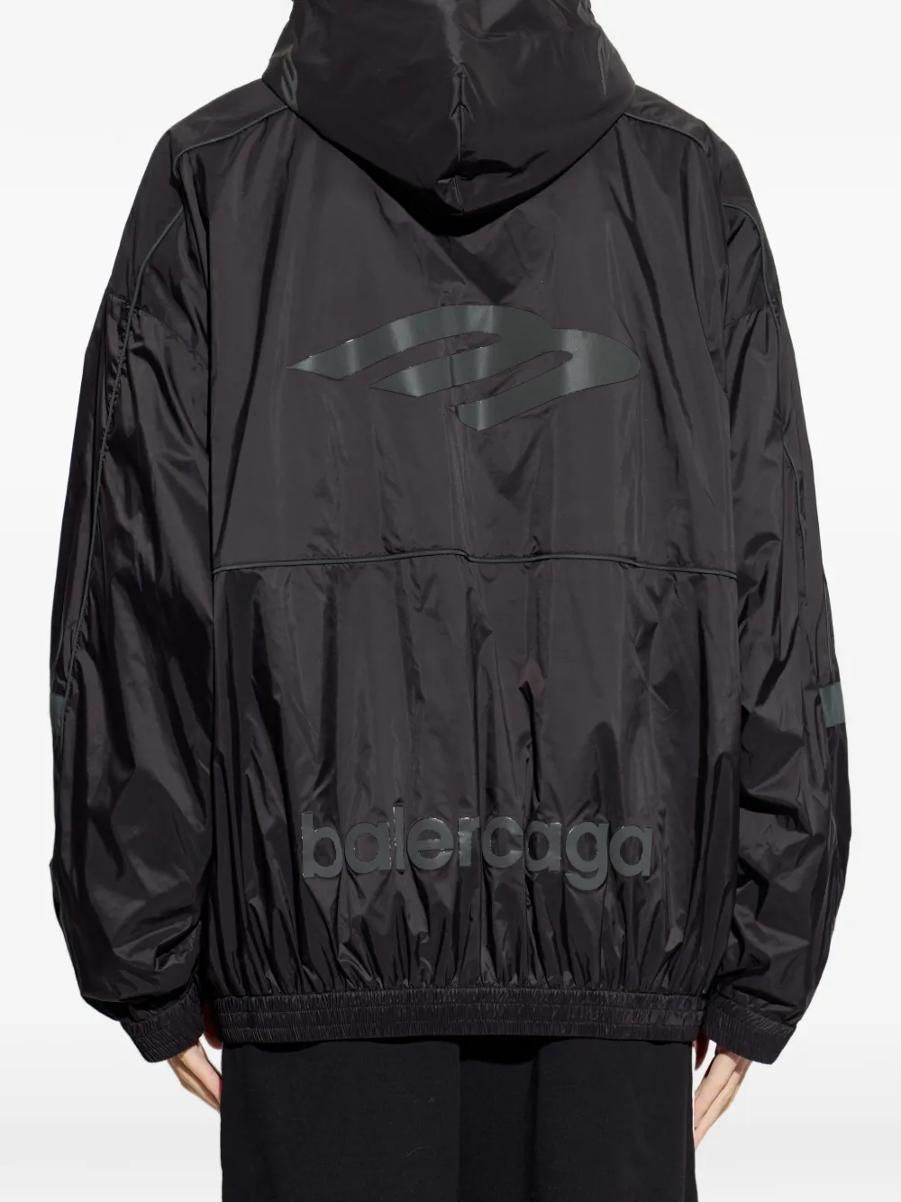 Balenciaga Lichtgewicht jack Zwart
