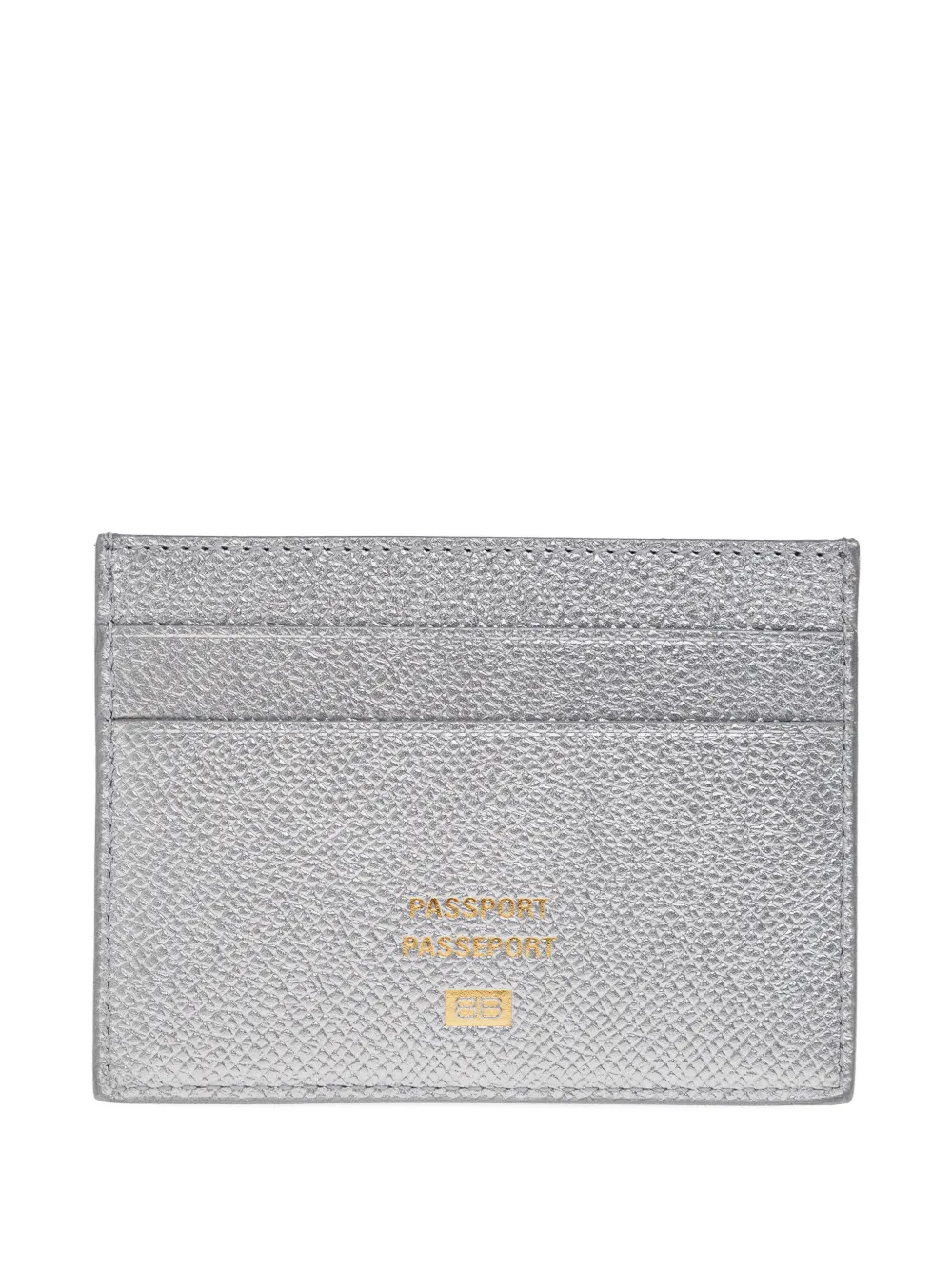Balenciaga Pasjeshouder met textuur Zilver