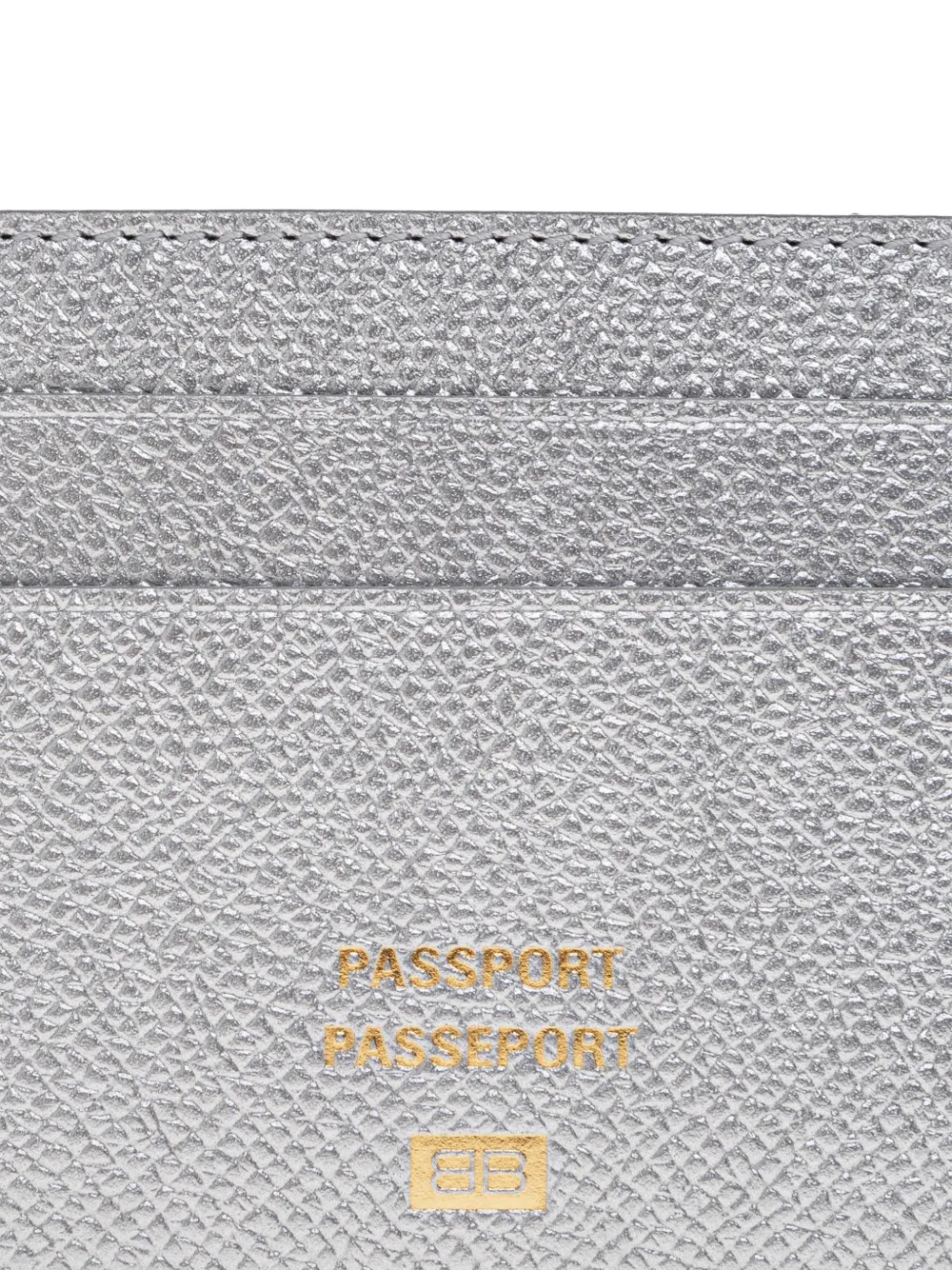 Balenciaga Pasjeshouder met textuur Zilver