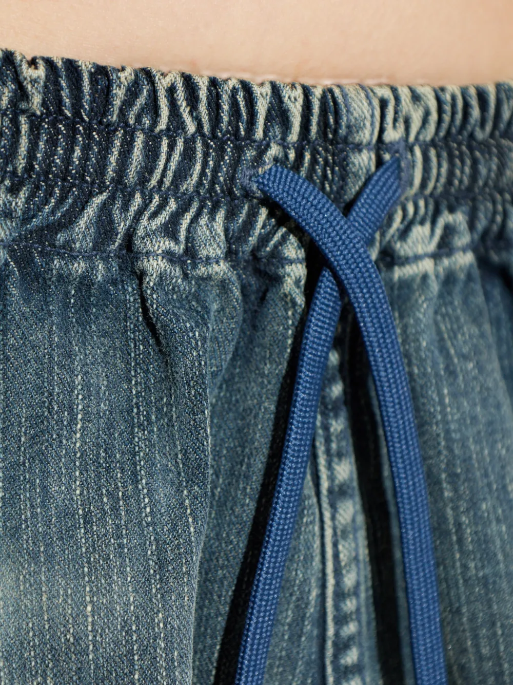 Balenciaga Elastische rok met trekkoord Blauw