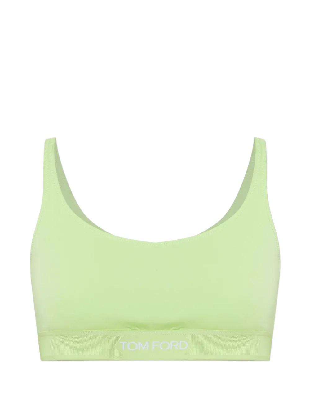 TOM FORD logo-detail bra - Verde