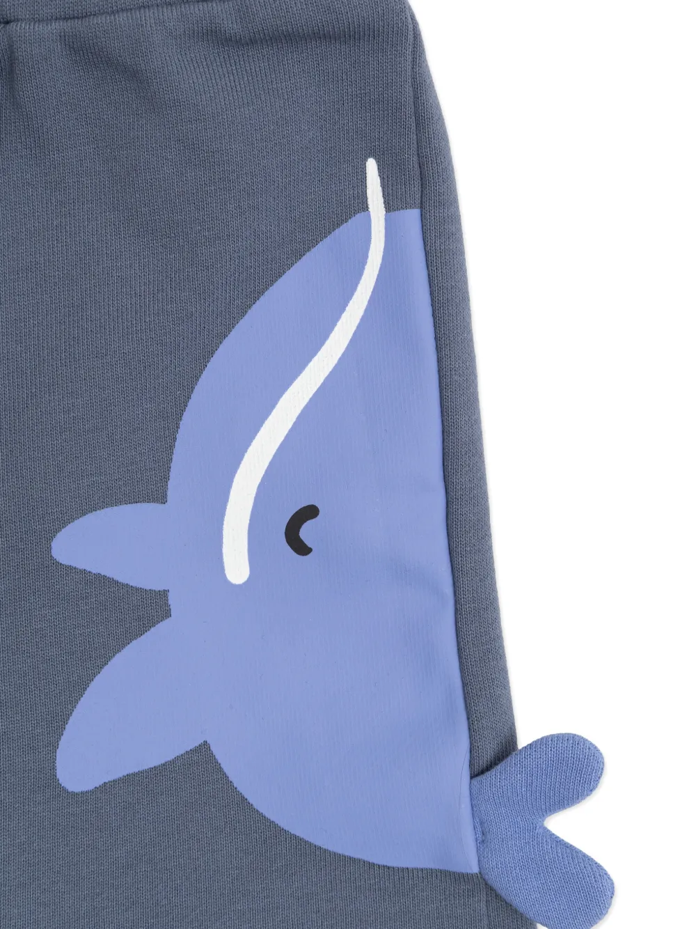 Stella McCartney Kids Shorts met visapplicatie Blauw