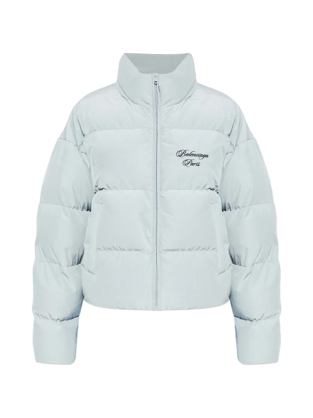 Balenciaga logo quilted jacket - Grey