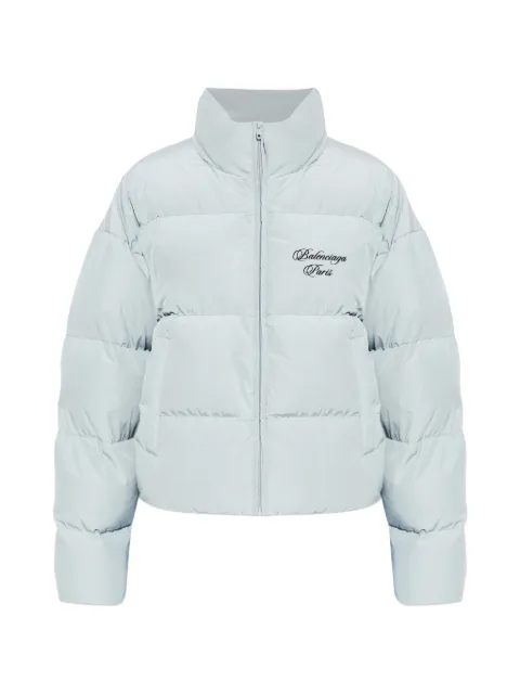 Balenciaga logo quilted jacket