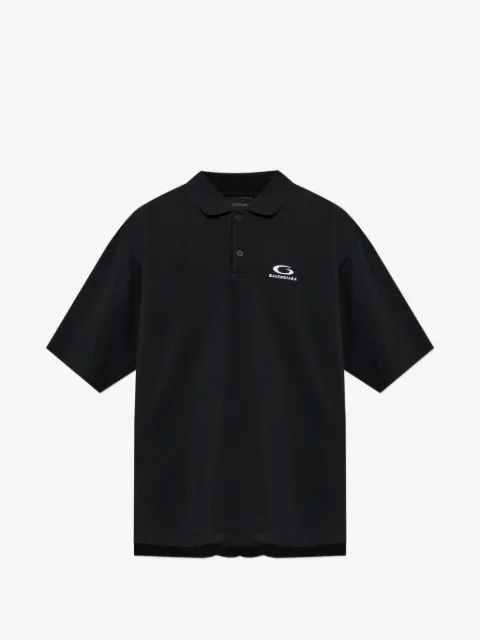 Balenciaga logo-detail polo shirt