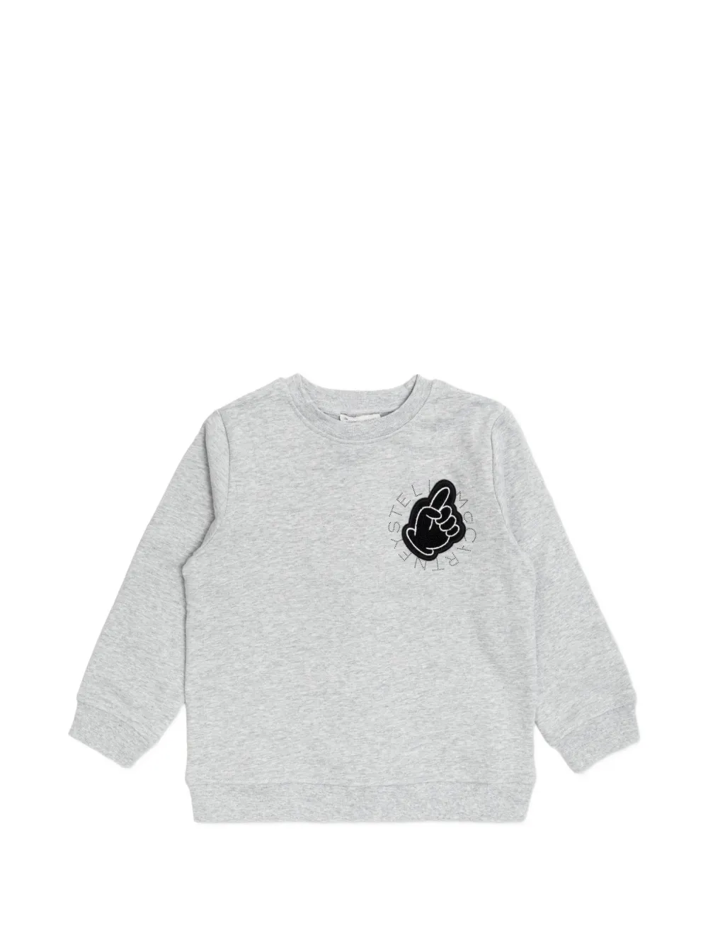 Stella McCartney Kids appliqué-detail sweatshirt - Grau