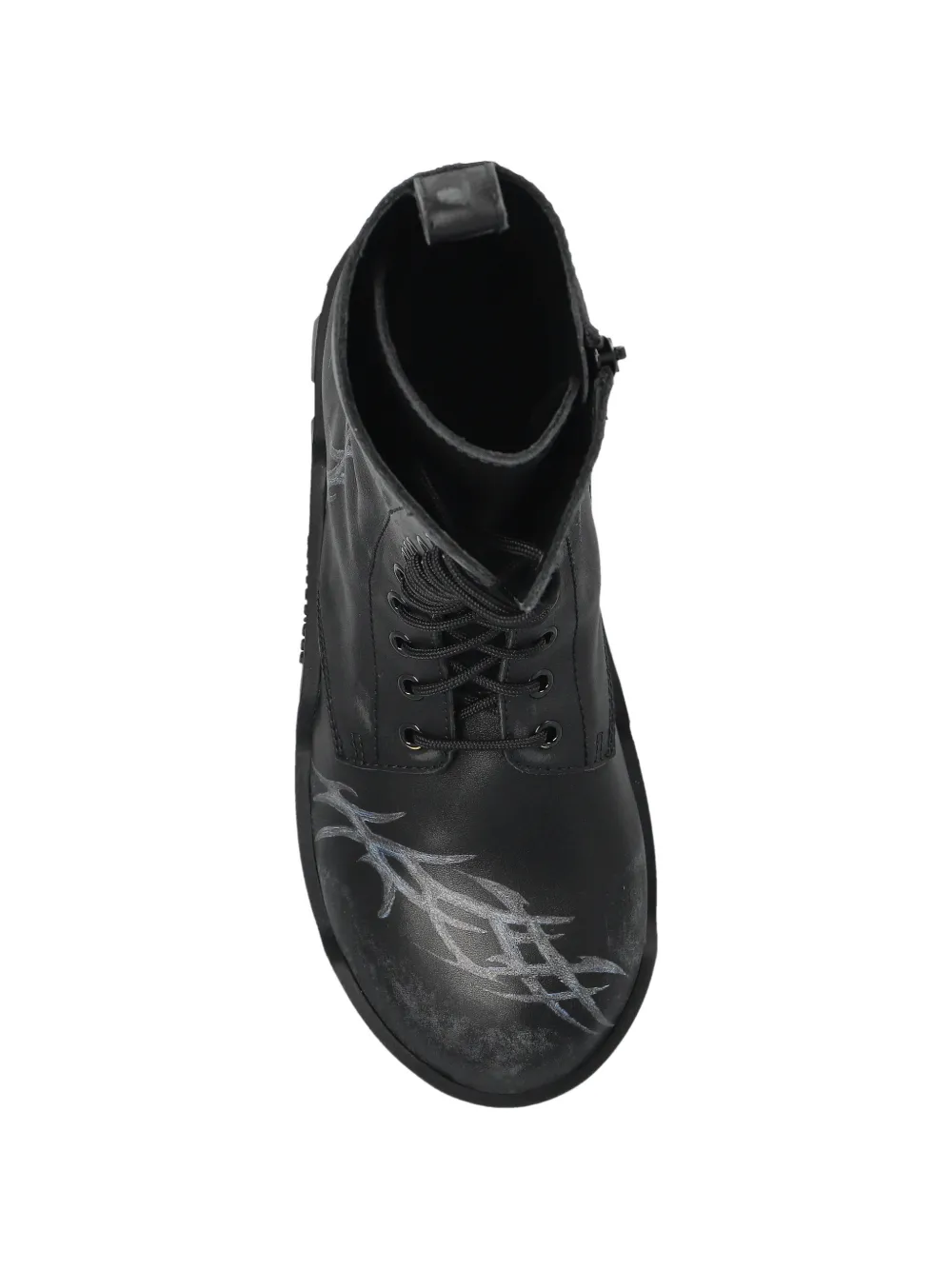 Balenciaga Bulldozer combat boots met print Zwart