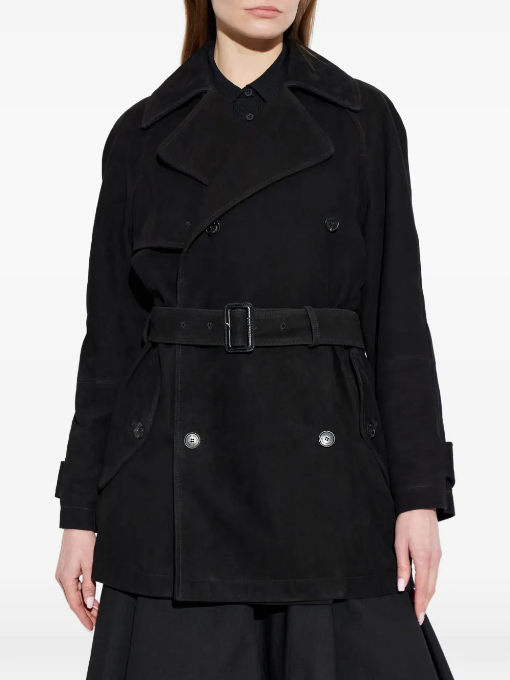 Balenciaga Cocoon trenchcoat Zwart