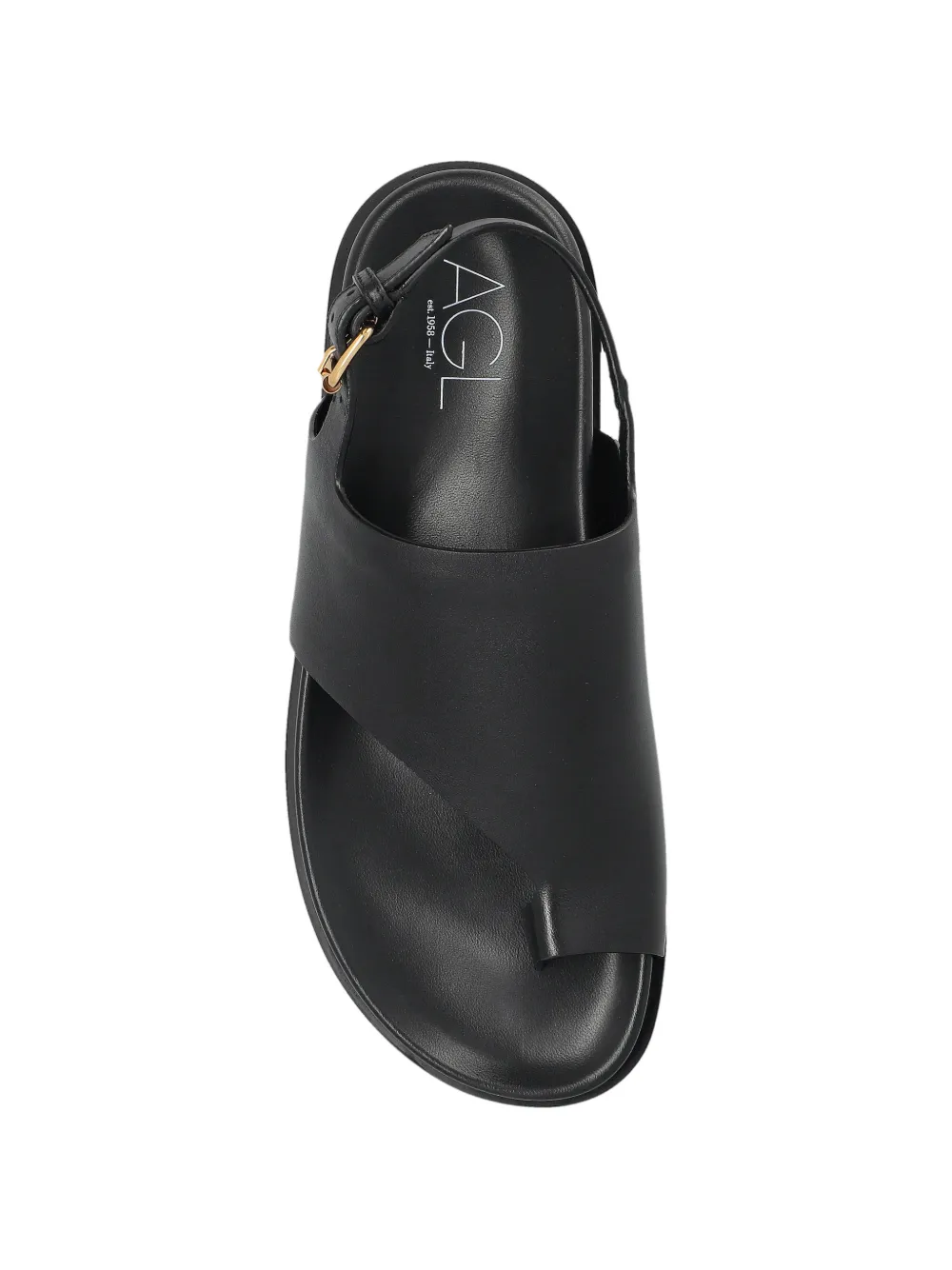 AGL Cristina sandalen met teenbandje Zwart