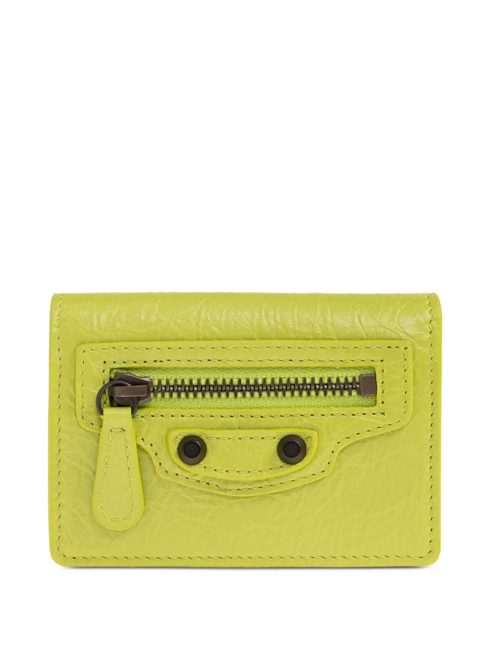 Balenciaga Portafoglio con zip - Verde