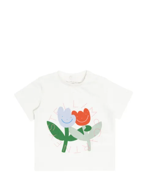 Stella McCartney Kids floral-print T-shirt