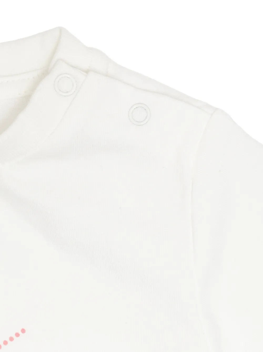 Stella McCartney Kids T-shirt met bloemenprint Wit