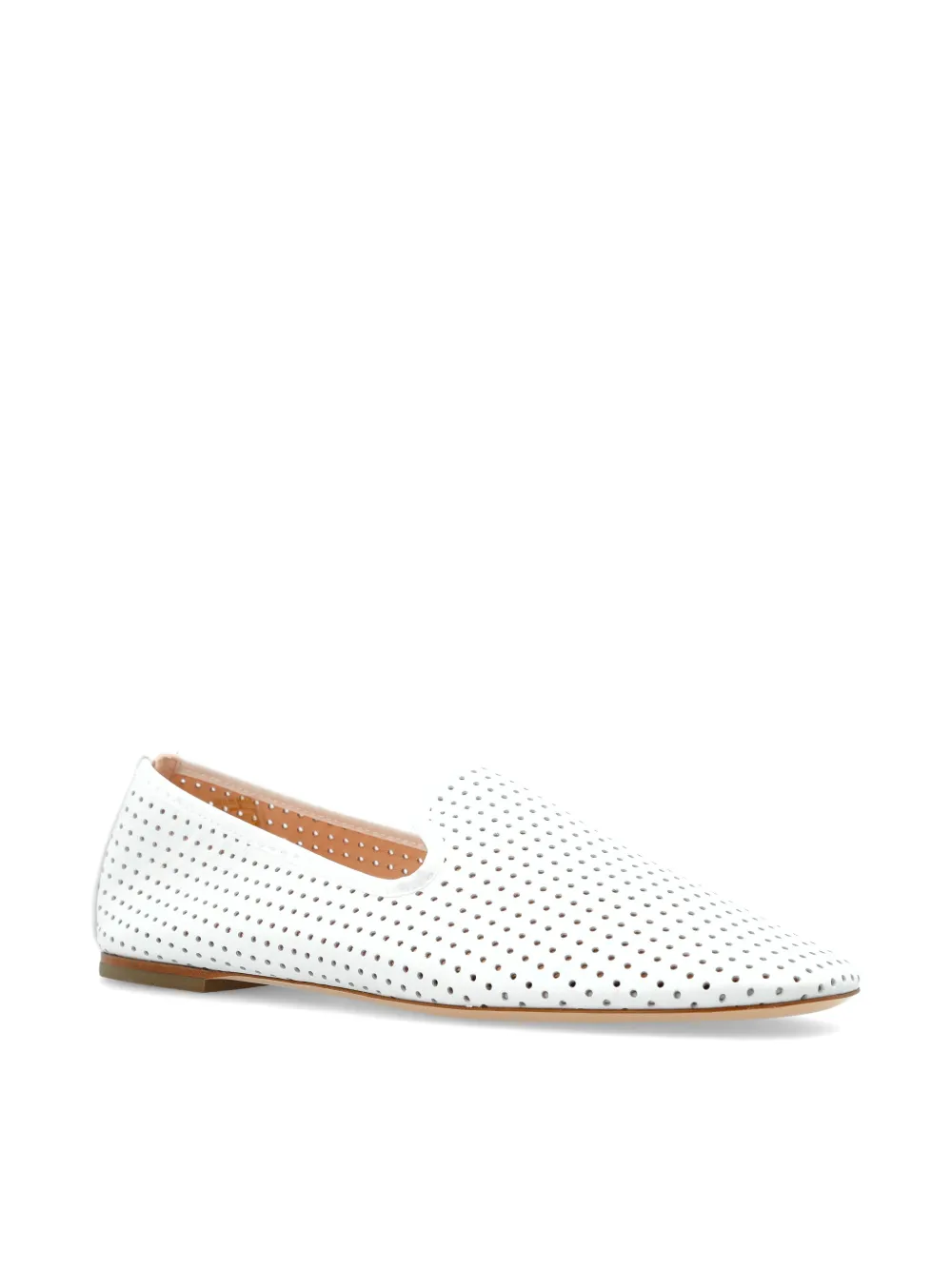 AGL Lucy perforated loafers Wit