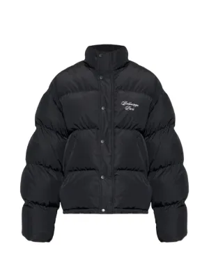VETEMENTS Quilted Hooded Bomber Jacket | Black | FARFETCH