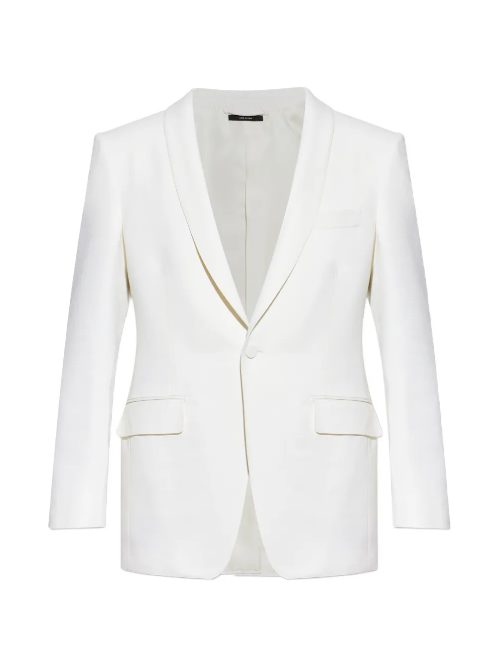 TOM FORD shawl-lapel pocket blazer - Weiß