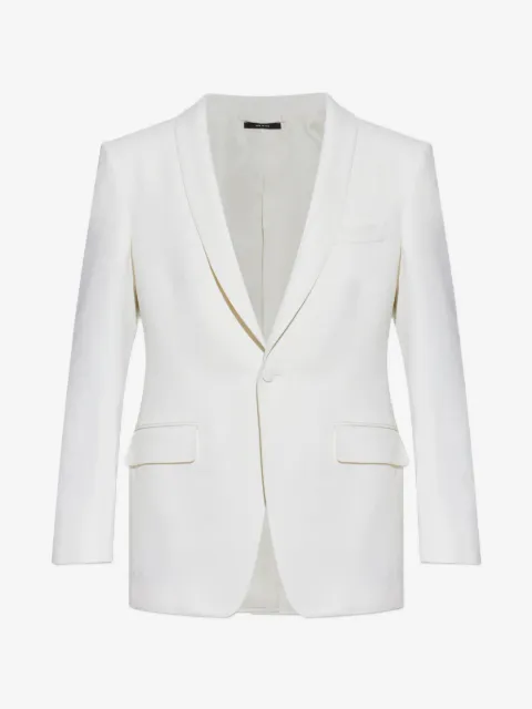 TOM FORD blazer med sjalrevers og lomme