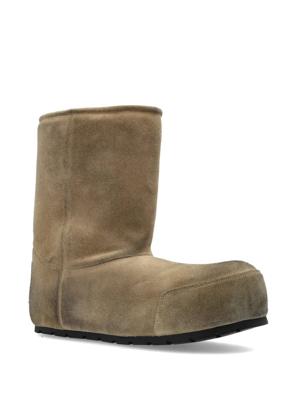 Balenciaga Dumbo gerafelde laarzen Beige