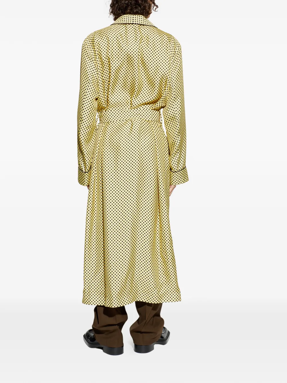 TOM FORD Nachtkleding met stippen en afwerking Geel