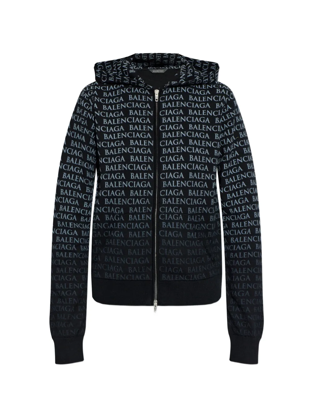 Balenciaga printed hoodie - Black